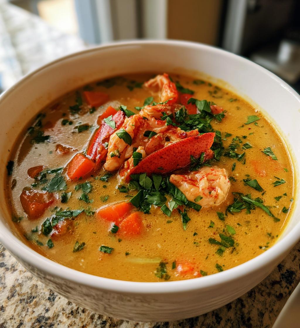 healthy lobster bisque