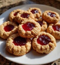 holiday thumbprint cookies