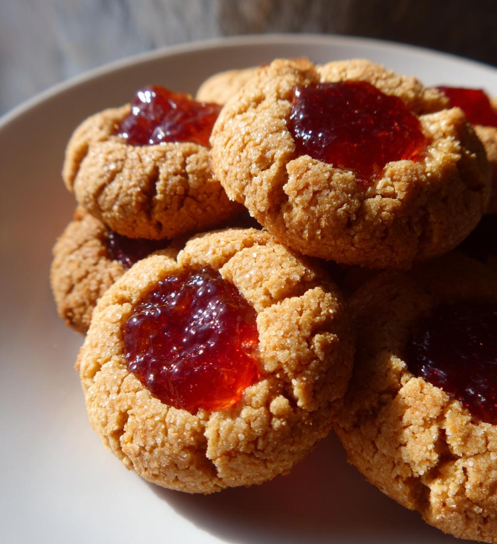 homemade thumbprint cookies