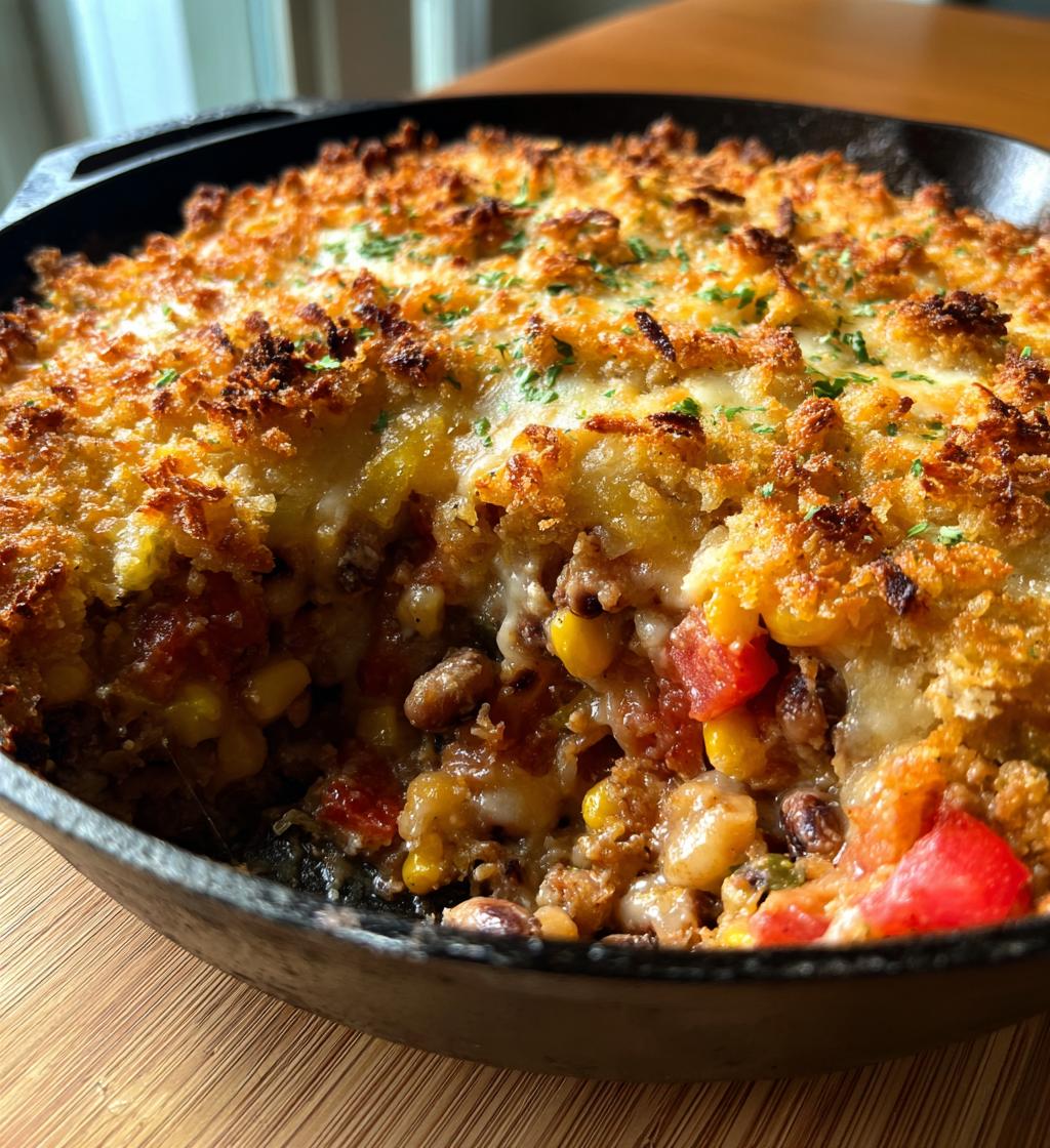 how to make black-eyed pea casserole