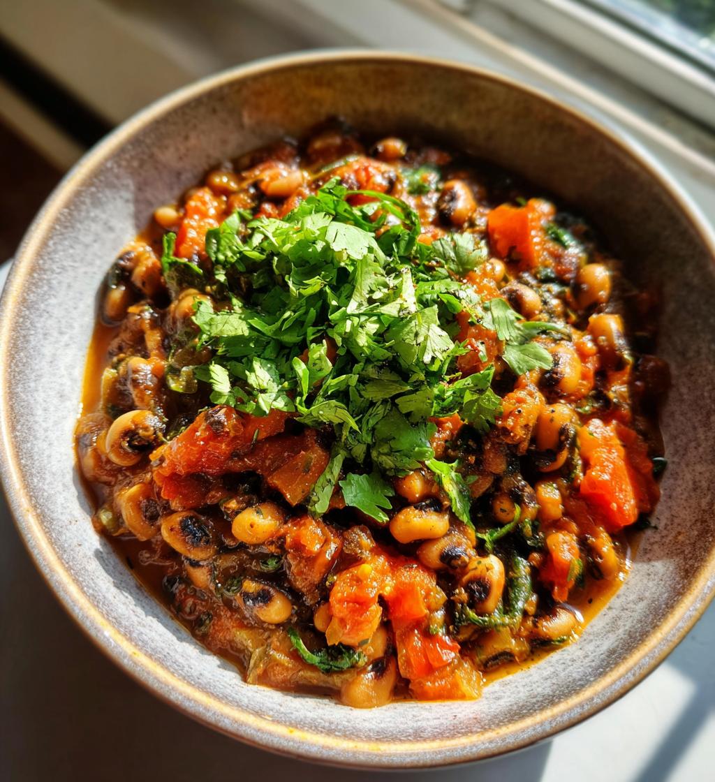 how to make black-eyed peas curry