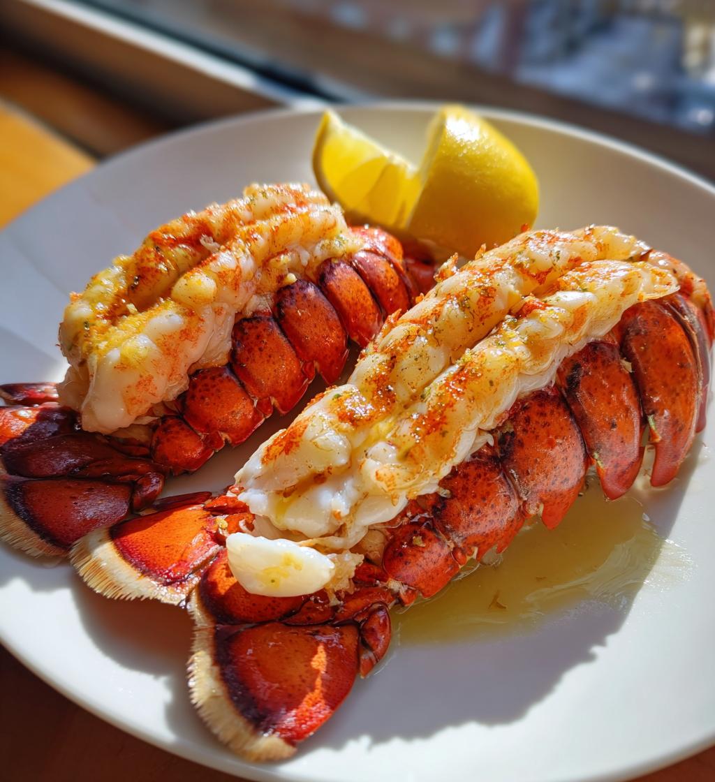 how to poach lobster tails