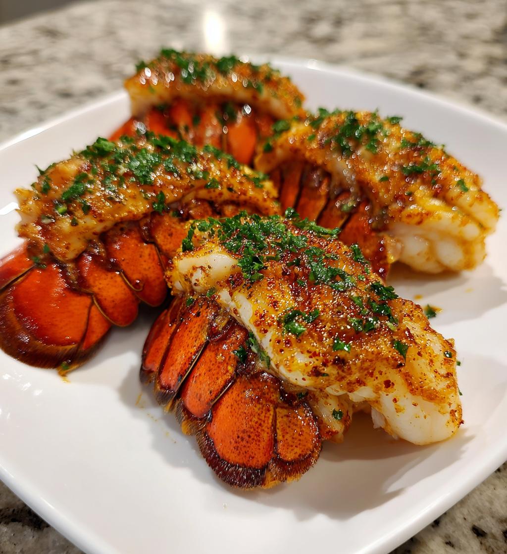 how to season lobster tail