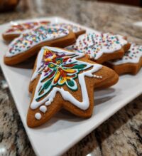 iced gingerbread cookies