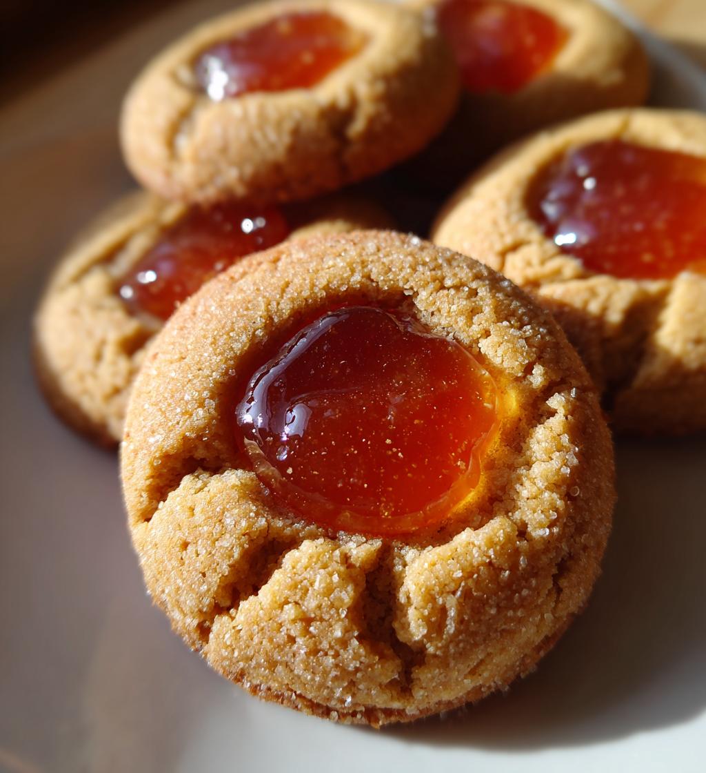 icing thumbprint cookies