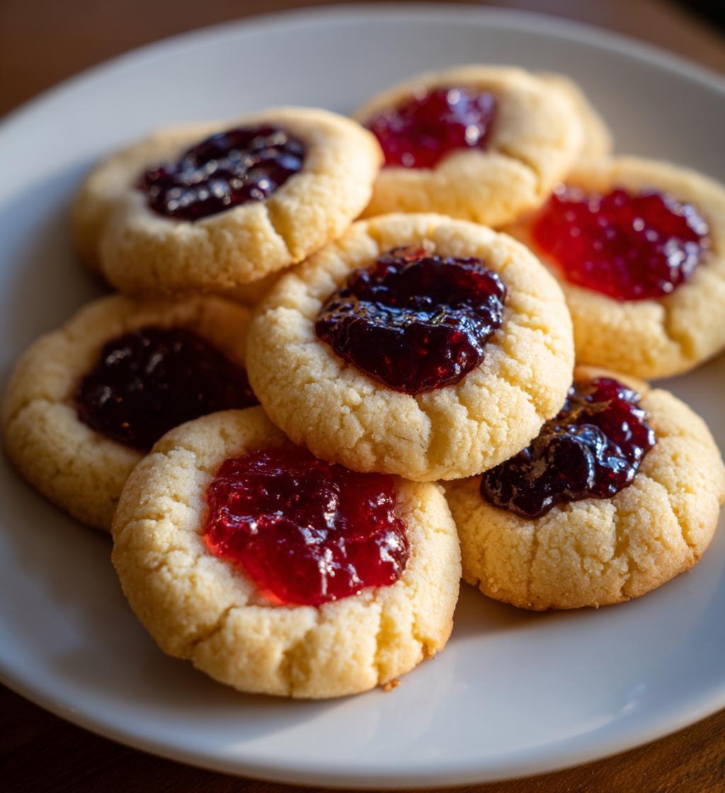 jam thumbprint cookies recipe