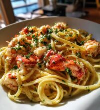 lemon lobster pasta
