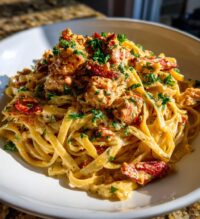 lobster alfredo pasta