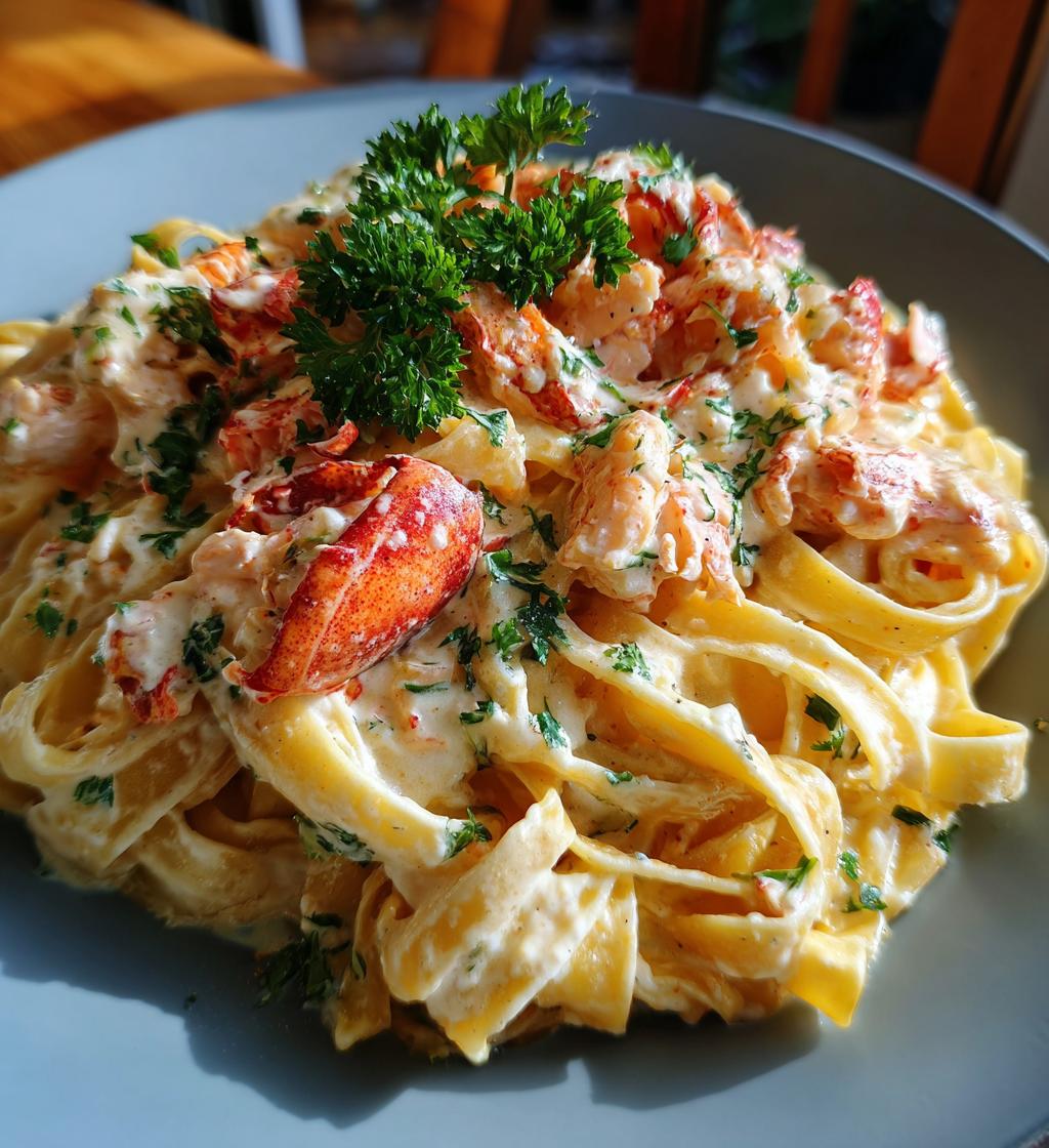 lobster alfredo recipe