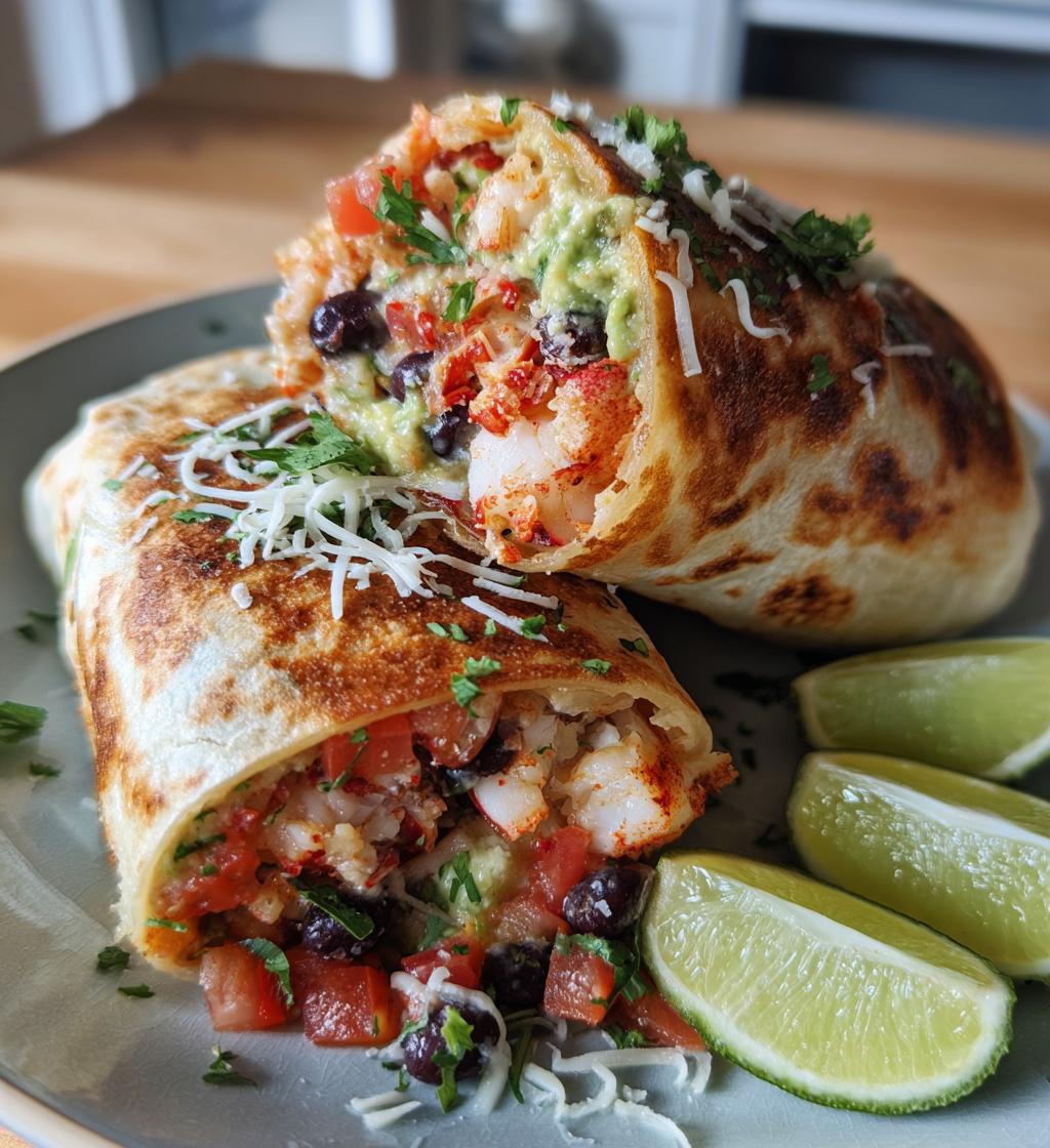 lobster burrito