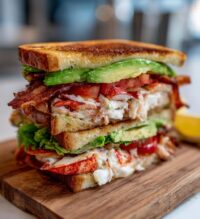 lobster club sandwich