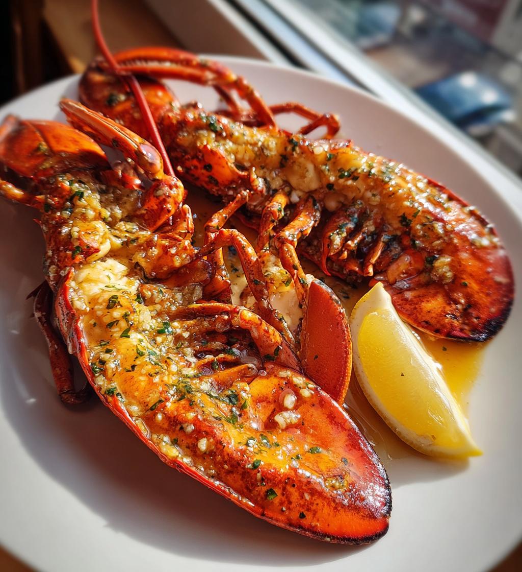 lobster dinner menu
