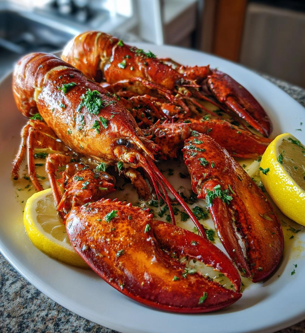 lobster dinner plate