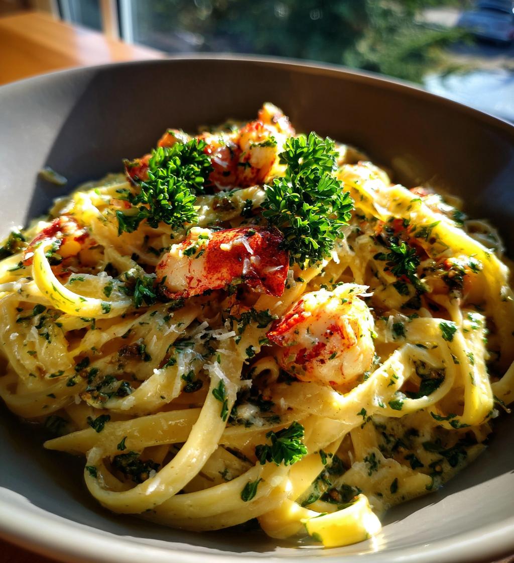 lobster fettucine recipe