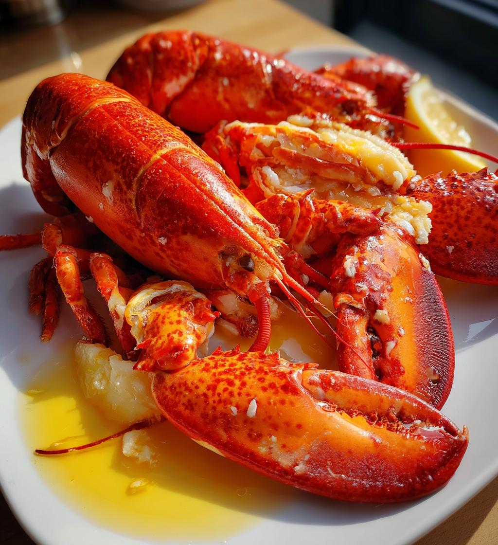lobster in ocean