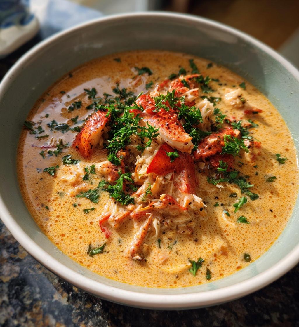 lobster mushroom bisque