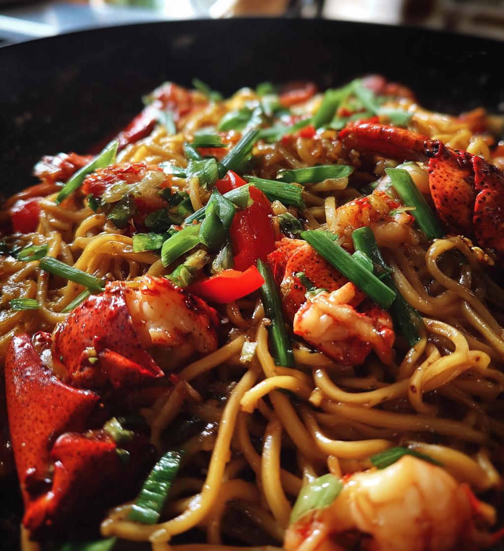 lobster noodles chinese