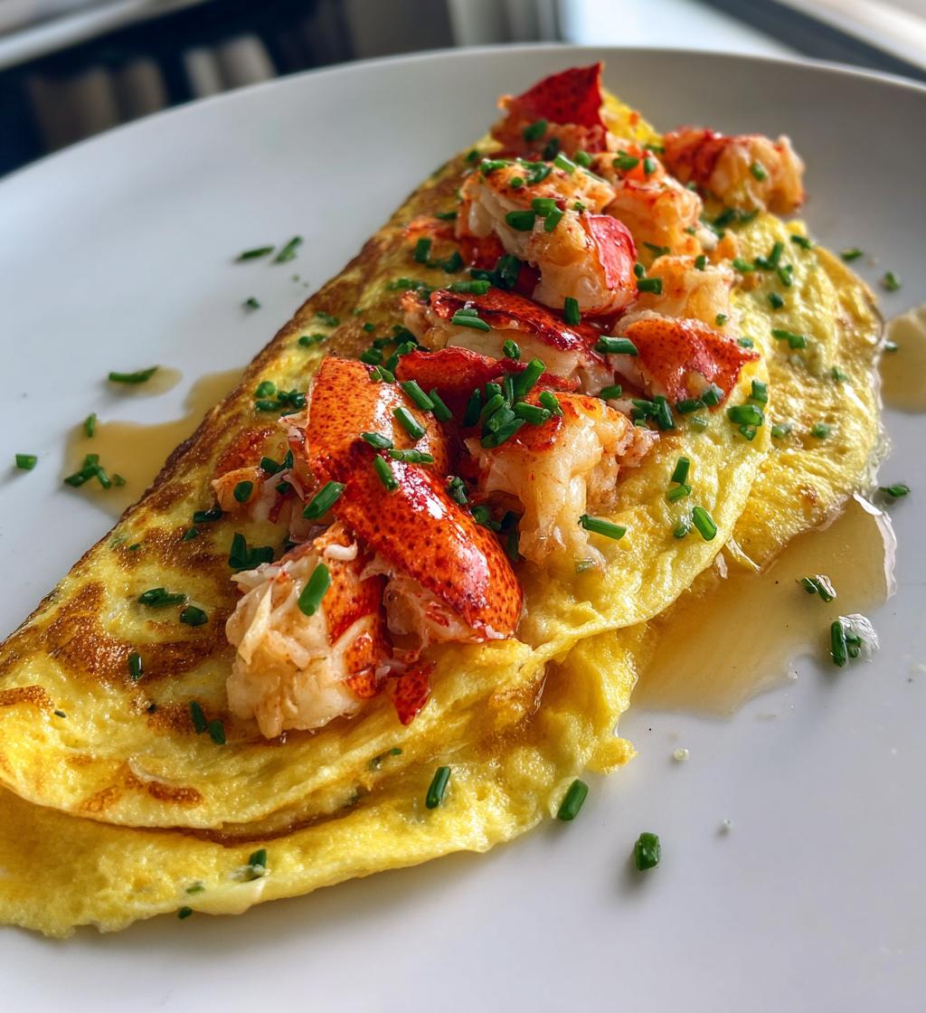 lobster omelette