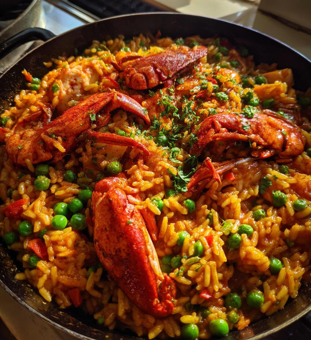 lobster paella