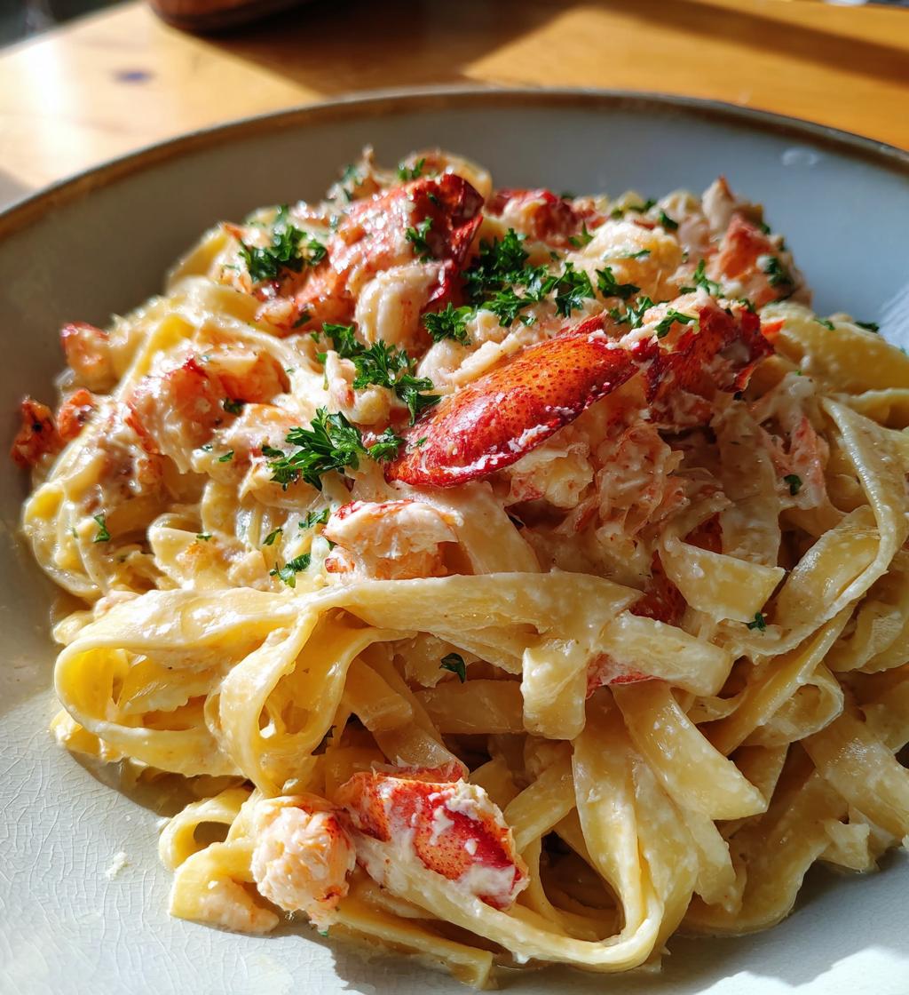 lobster pasta fine dining