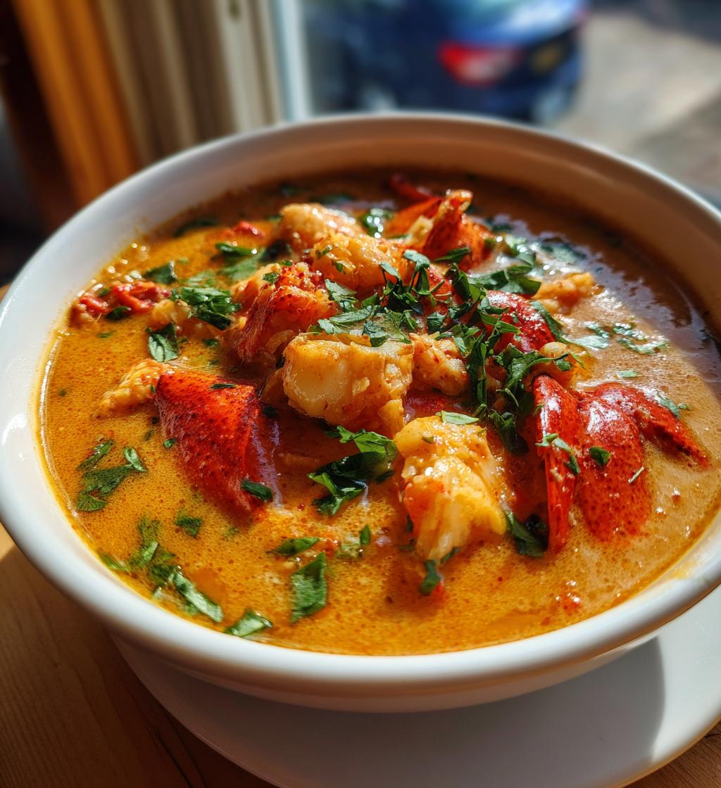lobster soup creamy