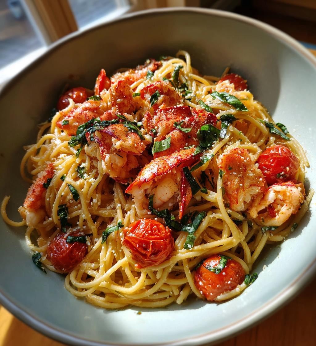 lobster spaghetti