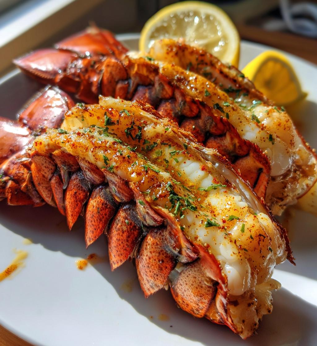 lobster tail broiled