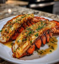 lobster tail on the grill