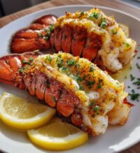 lobster tail plating