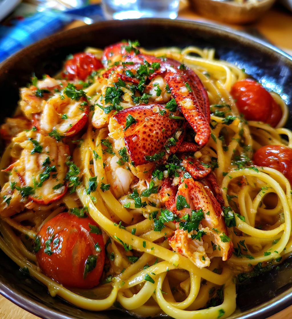 lobster with pasta