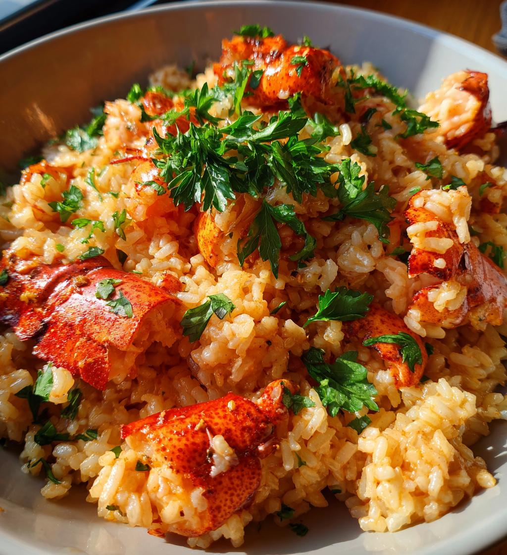 lobster with rice