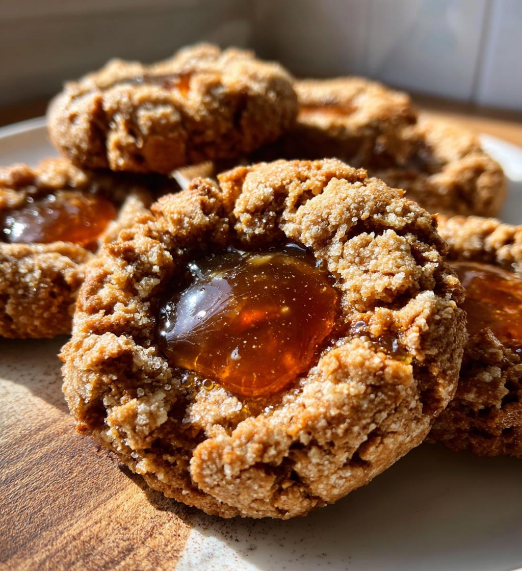 maple thumbprint cookies