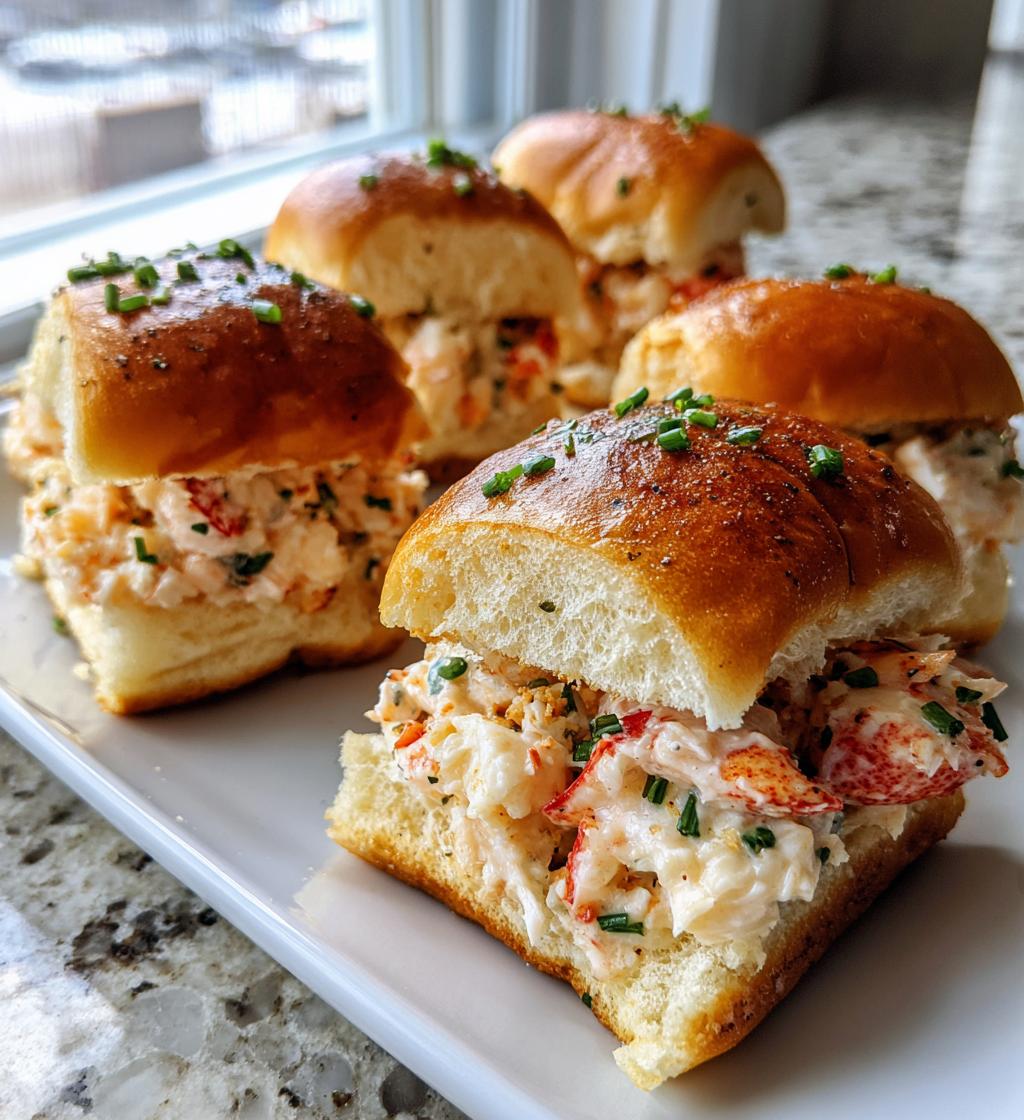mini lobster roll sliders