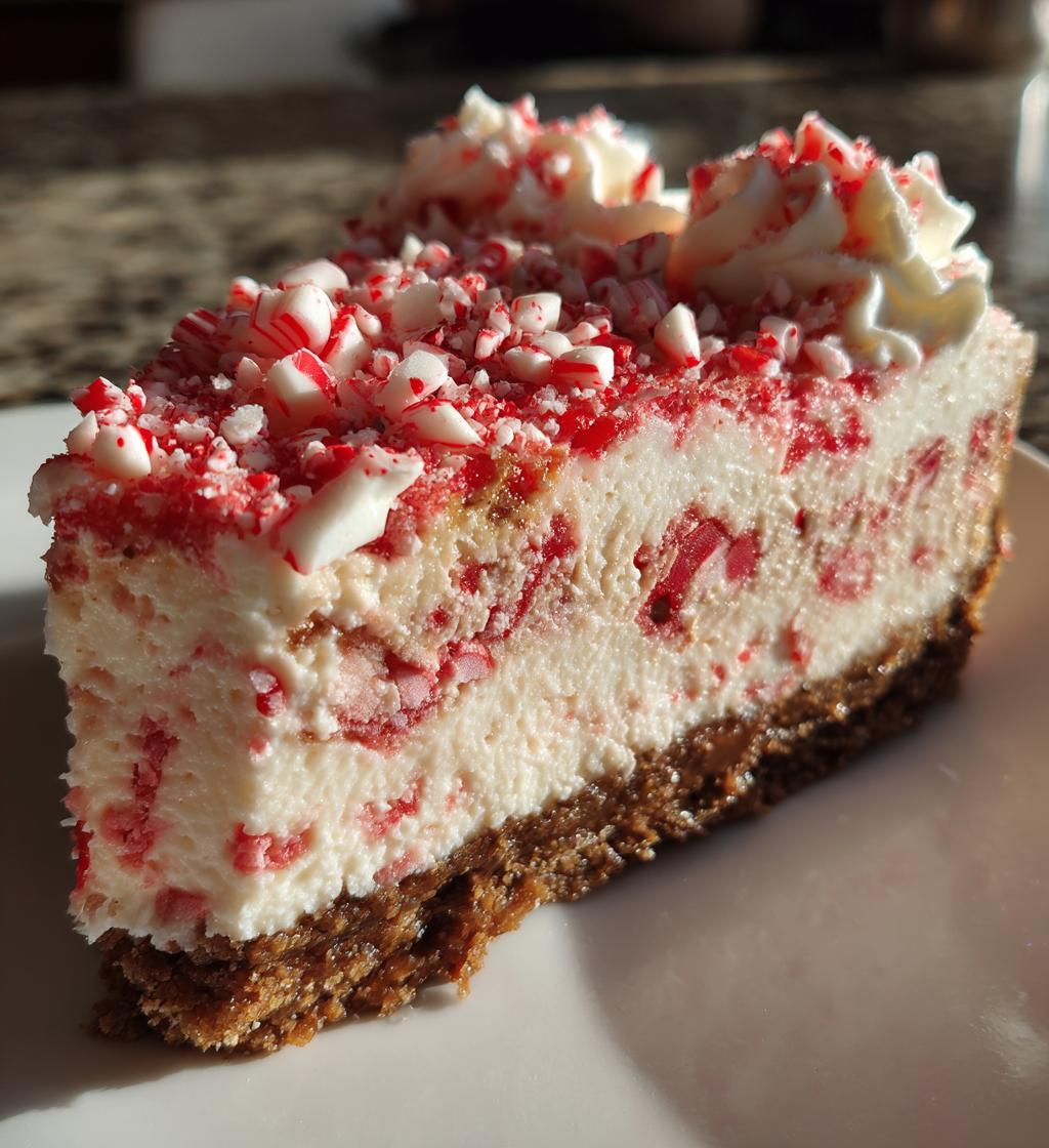 no bake peppermint cheesecake