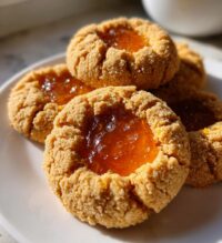 orange thumbprint cookies