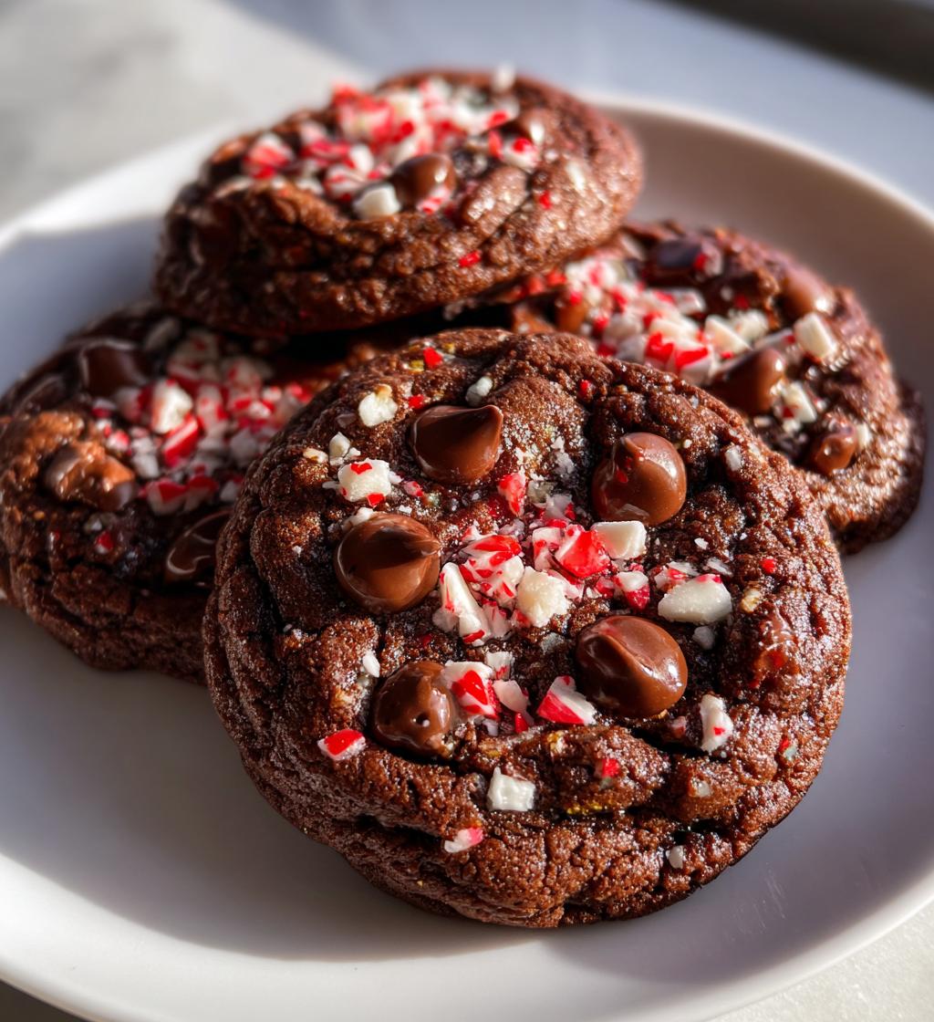 oreo peppermint crunch cookies
