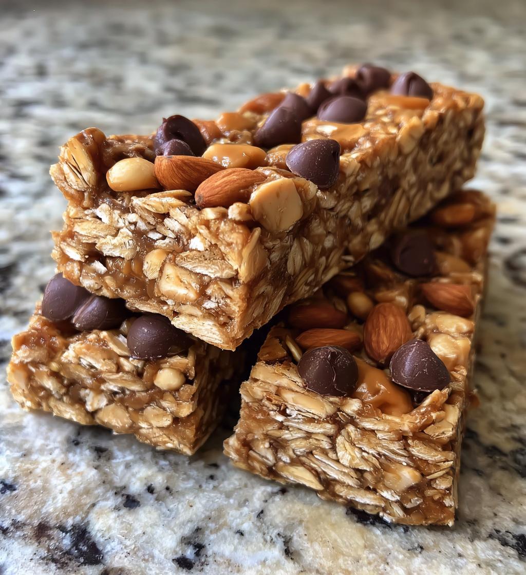 peanut butter granola bars