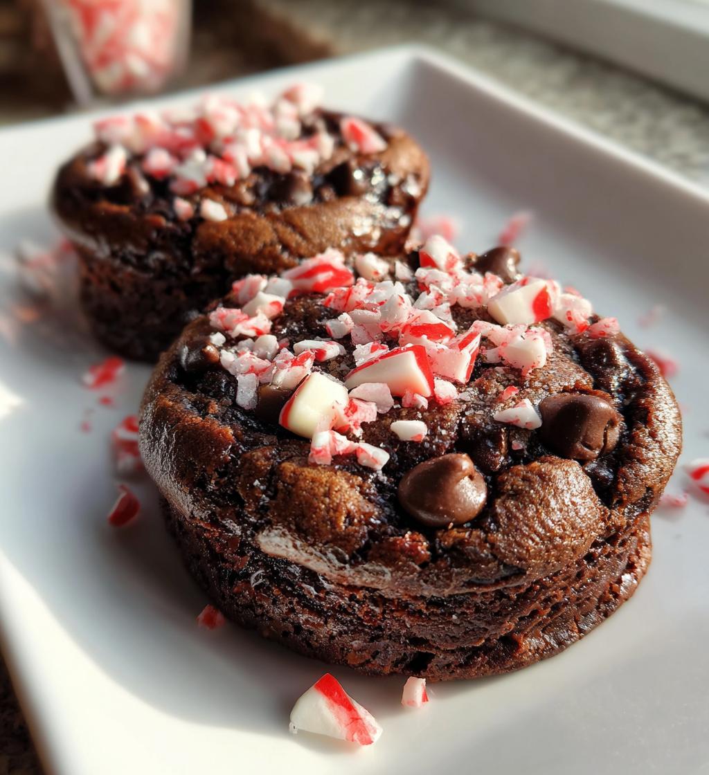 peppermint brownie cookies