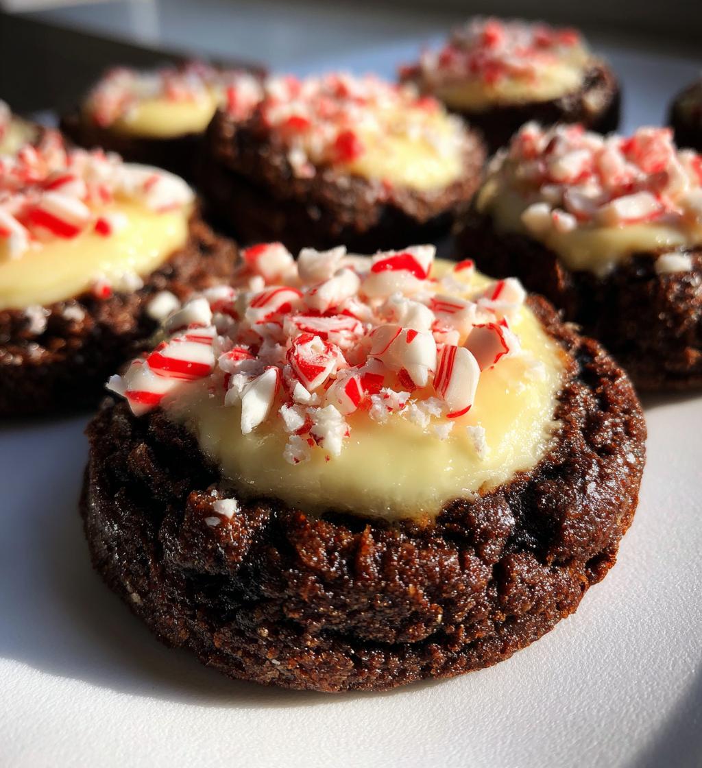 peppermint cheesecake cookies