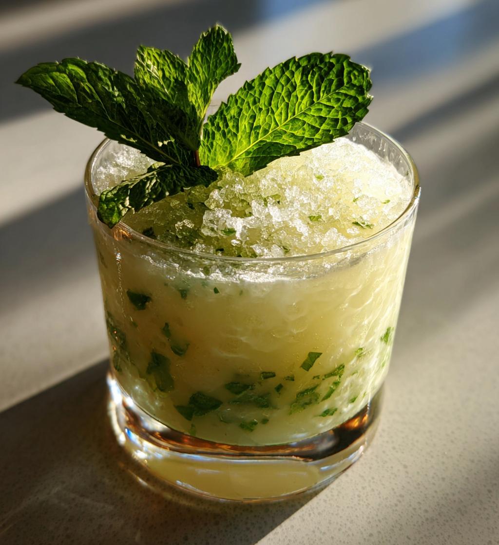 peppermint cocktail