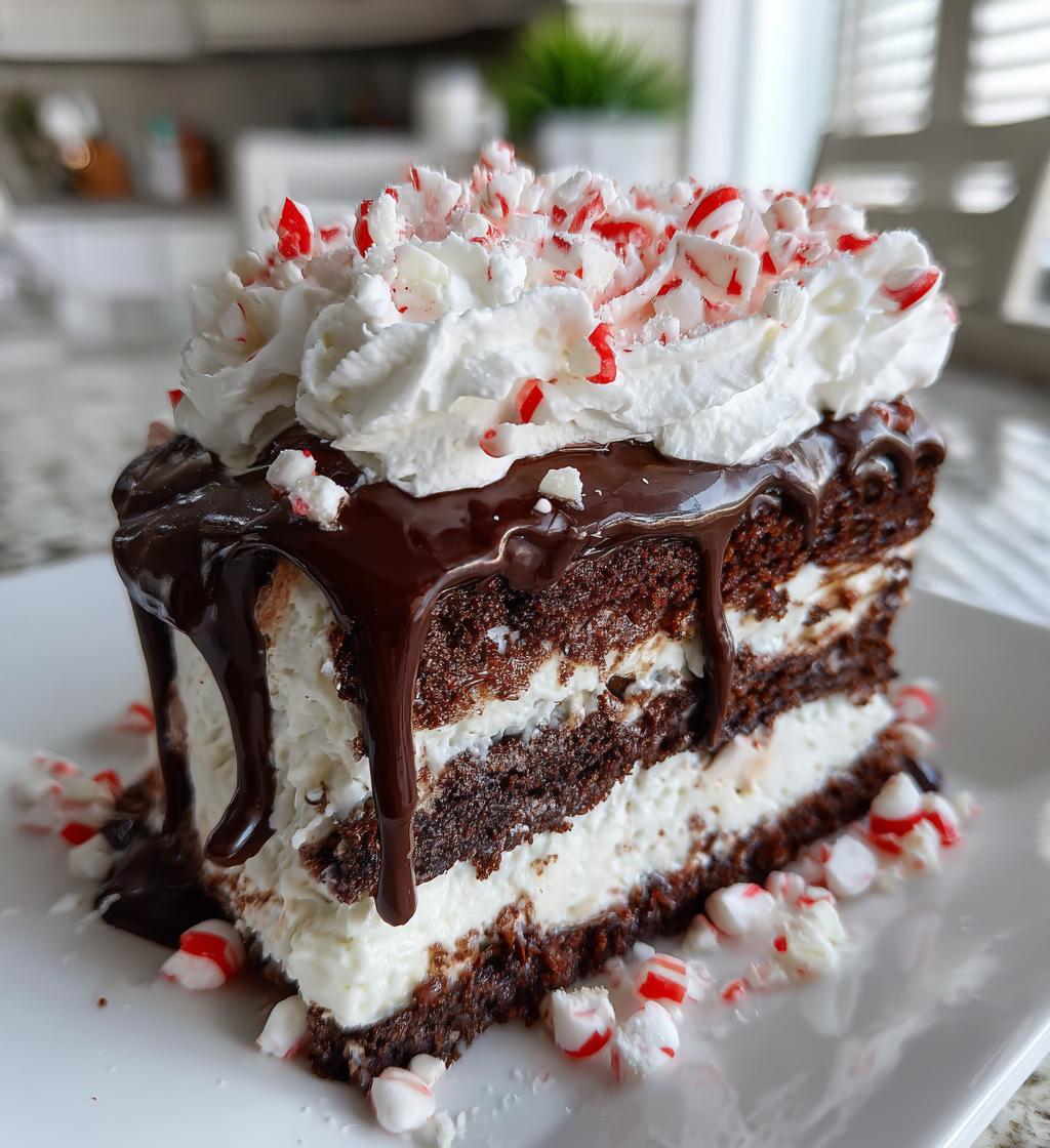 peppermint ice cream cake