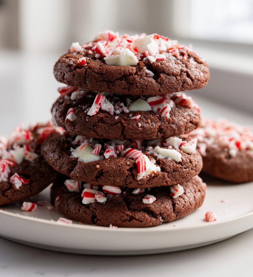 peppermint mocha cookies