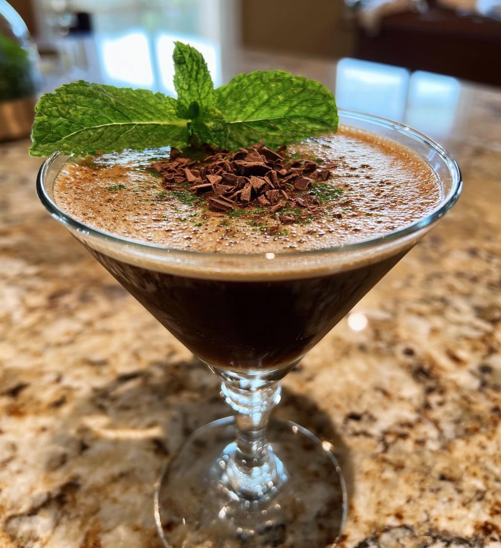 peppermint mocha espresso martini