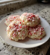 peppermint shortbread cookies