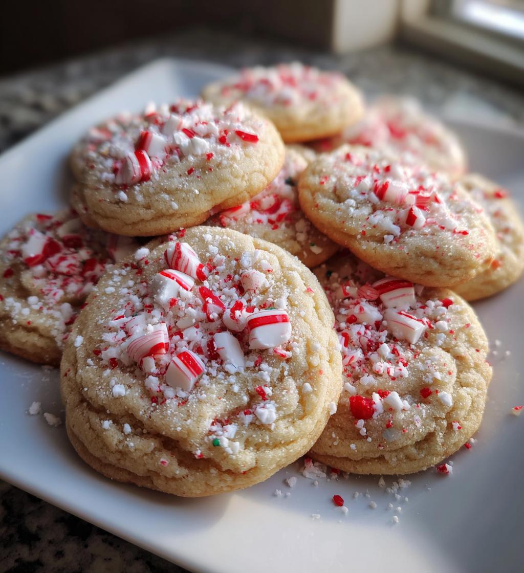 peppermint sugar cookies