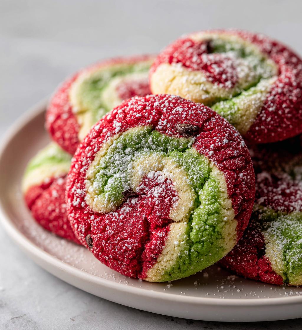 peppermint swirl cookies