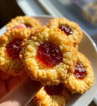 pineapple thumbprint cookies
