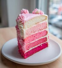 pink football cake