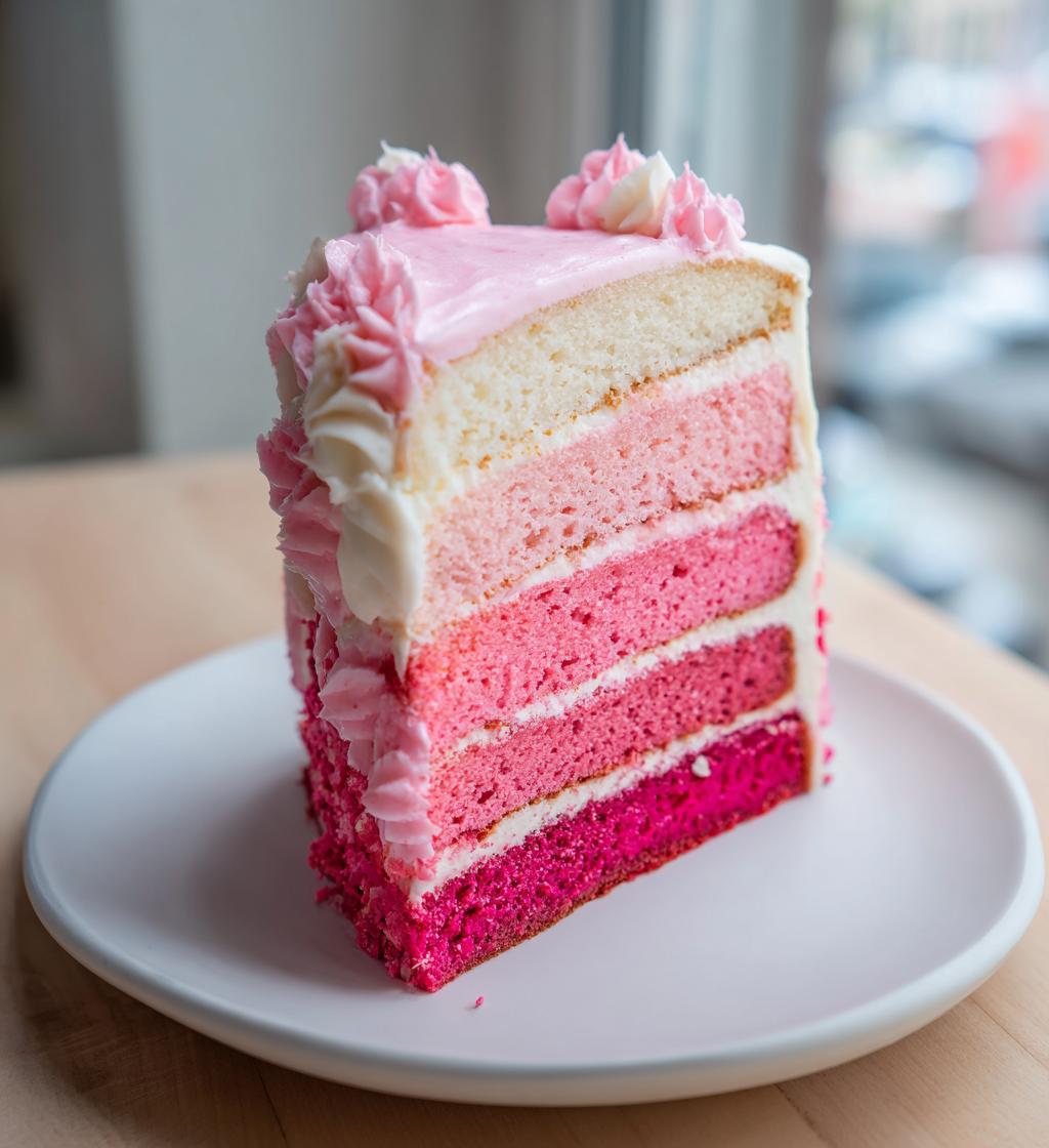 pink football cake