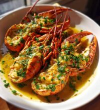 poaching lobster in butter